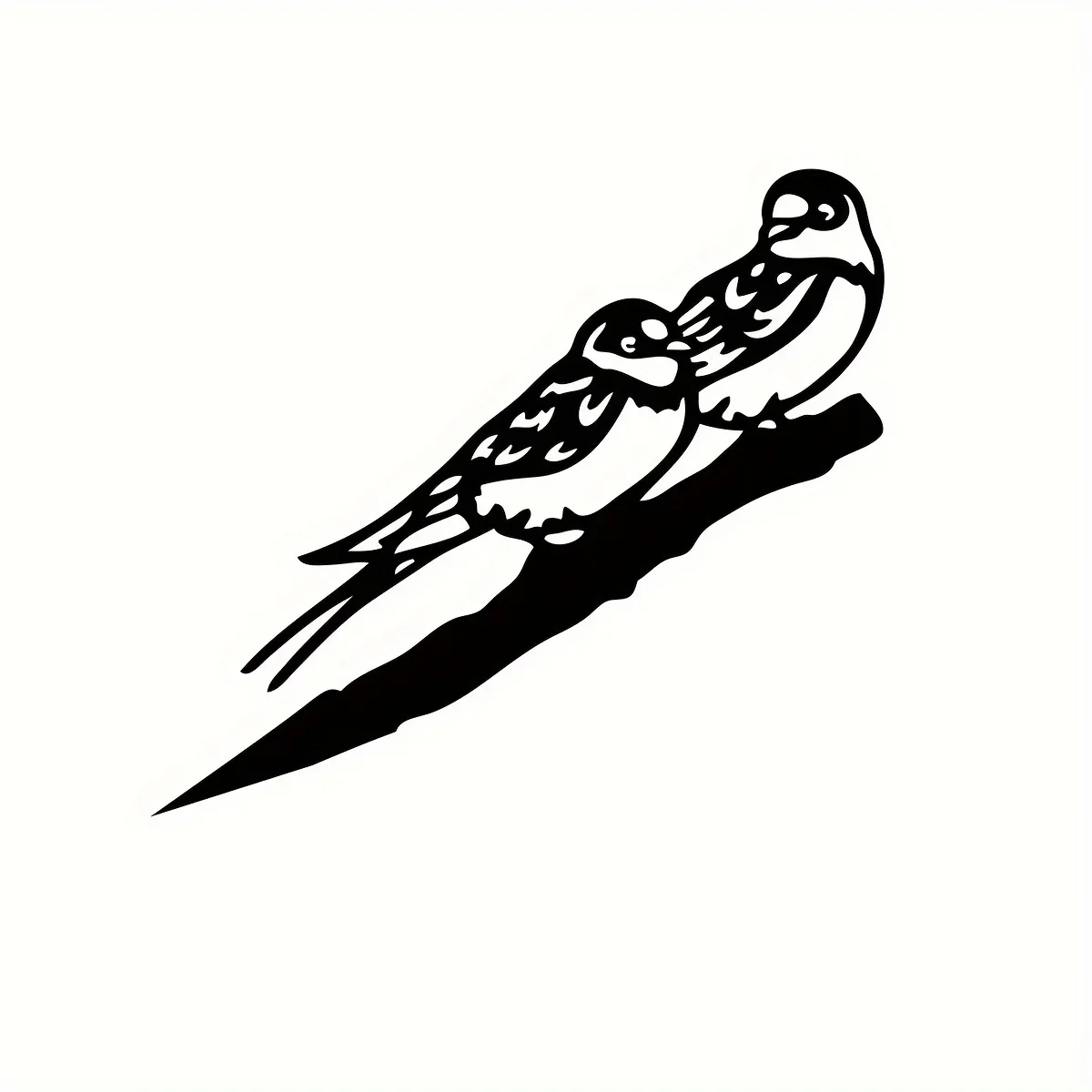 Металлические бутоны силуэт птиц из пера деревенский уличный Декор для дома и