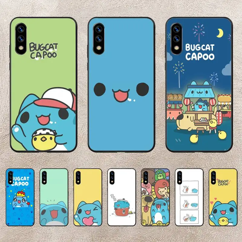 

Love Comic Cat Bugcat Capoo Phone Case For Huawei P10 P20 P30 P50 Lite Pro P Smart Plus Cove Fundas