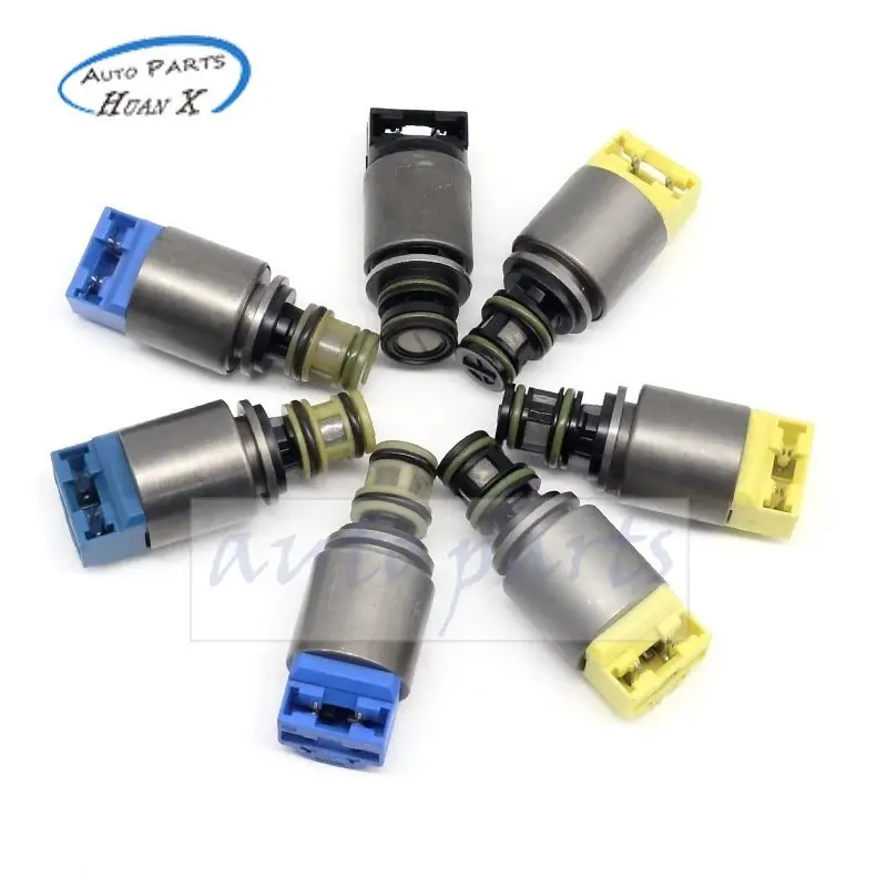 

7pcs/set 6HP19 6HP26 6HP32 6HP21 6HP28 6HP34 Transmission Solenoid Valve Kit for BMW X3 X5 Audi A6 A8 Q7 Hyundai Aston Martin