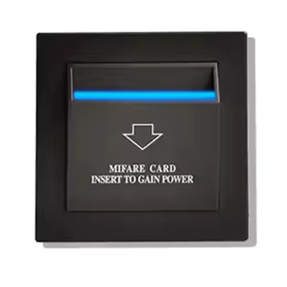 Энергосберегающий переключатель для отеля, высокая частота, 13,56 м, поддержка 110 В/12 В/220 В, 40 А, Mifare, 1 ключ, карта, отключение питания, задержка 15 с