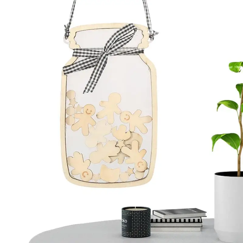 

Рождественский знак каменщик банка деревянная табличка неправильной формы для деревенской фотостены декоративная подарочная бирка