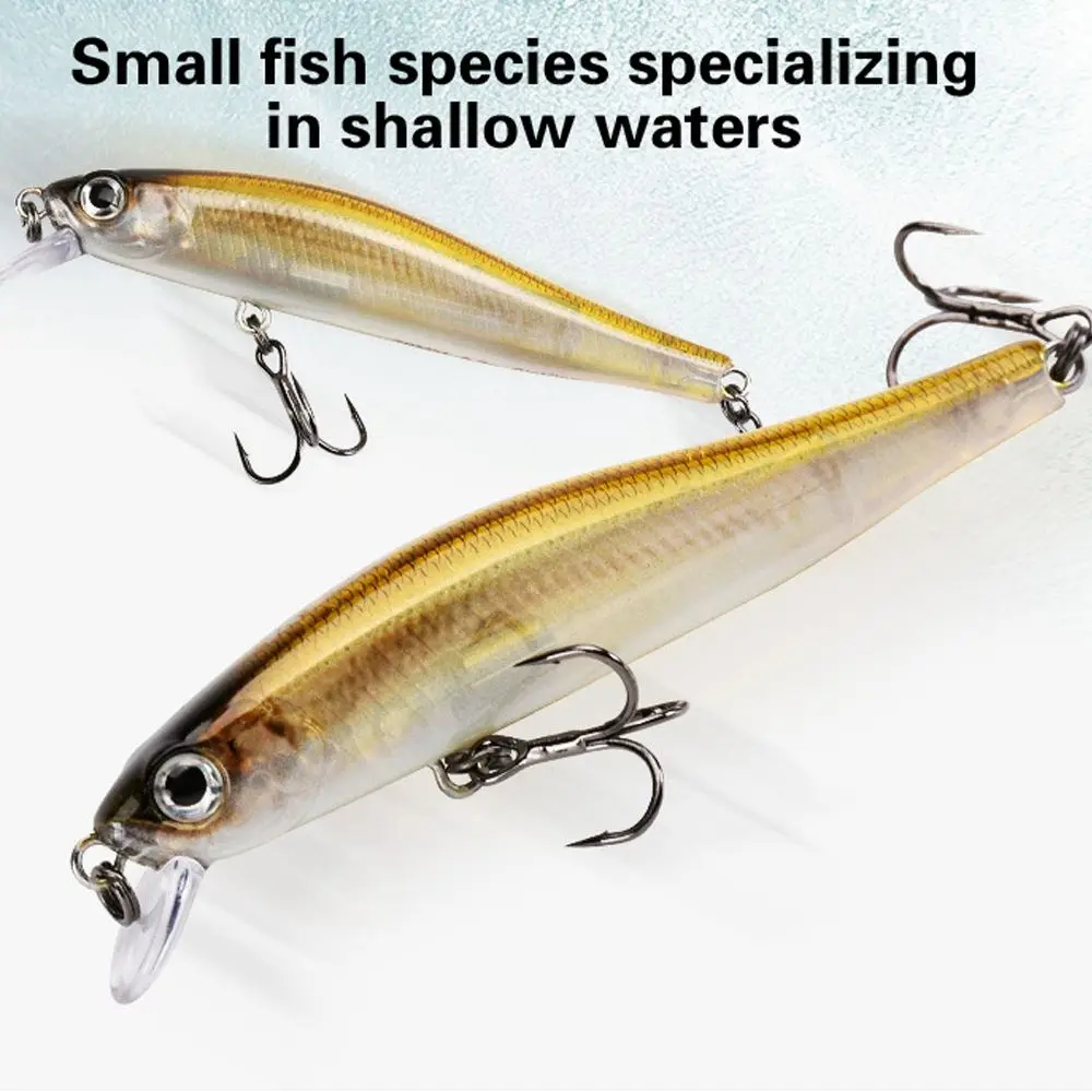 

70 мм/5,5 г, снасть для зимней рыбалки, кренкбейты, полезная длинная приманка для забрасывания, приманки в виде гольяна, тонущие крючки в виде г...