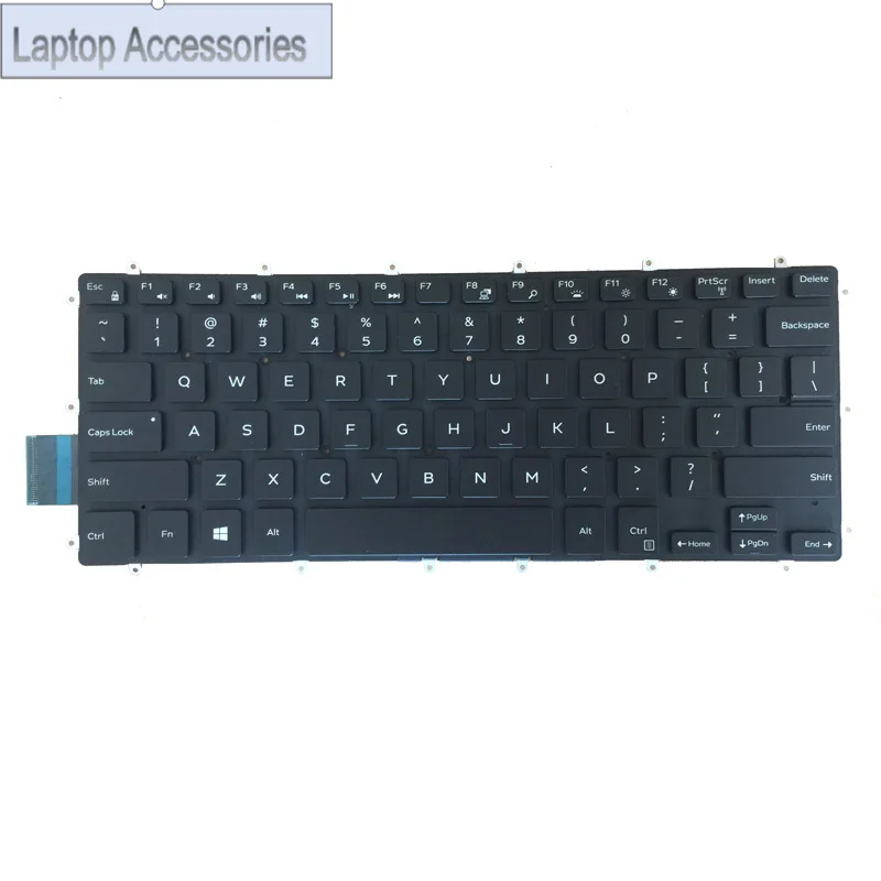Краснаябелая клавиатура для ноутбука DELL PK131Q12B01 NSK-EB0BC DLM15L13USJ698 0H4XRJ с подсветкой (art.: 3920d2524594f) - 3920d2524594f