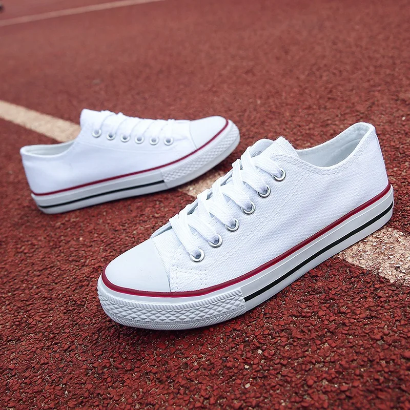 

New casual fashion all-match low-top canvas shoes women's shoes breathable and comfortable men's and women's vulcanized shoes