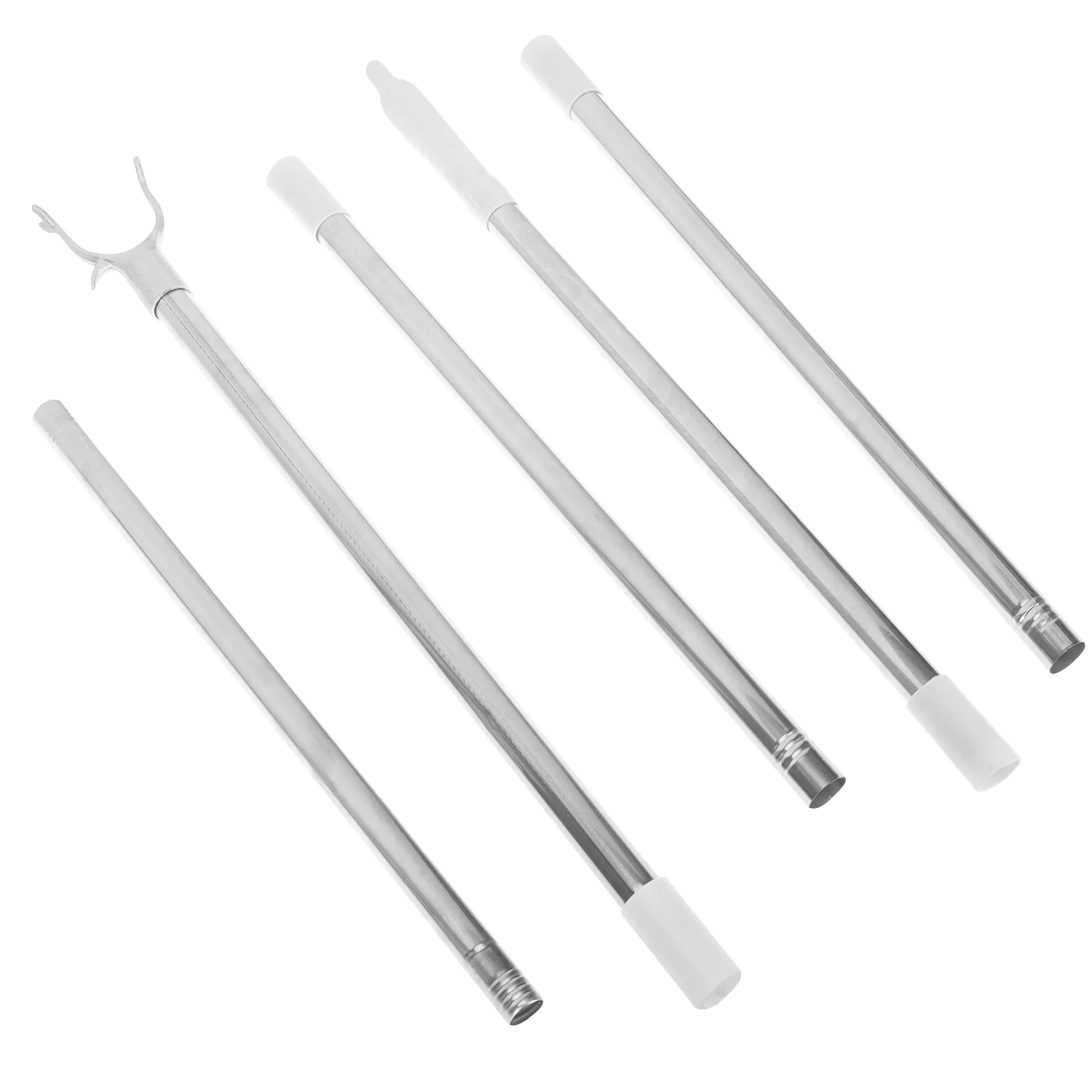 

Clothes Rod Metal Rack Retractable Poles Drying Hangers Heavy Duty Adjustable Clothesline Telescopic Reach Props Dryer