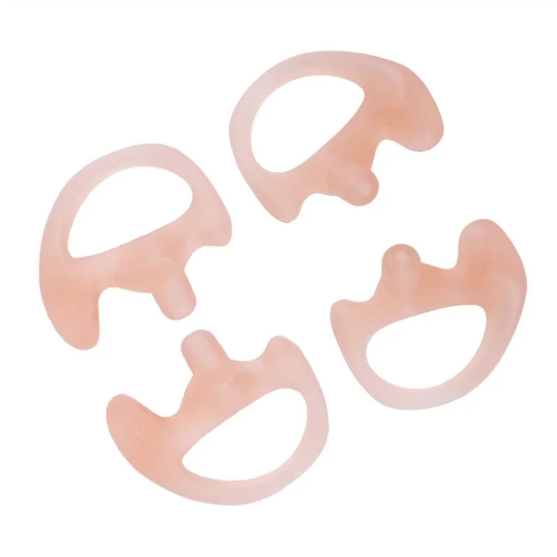 Replacement Earmold Earbud Earplug for Motorola Kenwood Two-Way Radio Air Acoustic Coil Tube Audio Kits (Pink,2 Pair-Small)