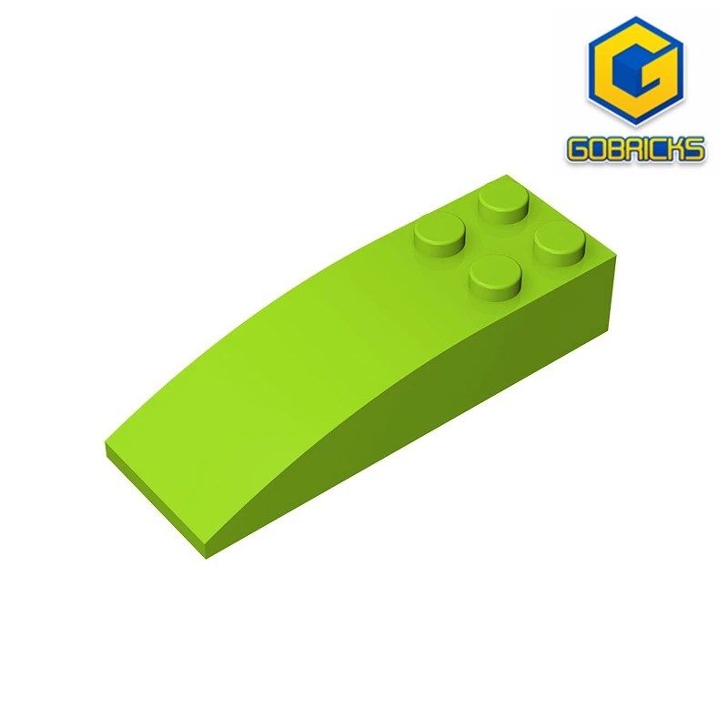 

Gobricks GDS-753 BRICK 2x6 W.BOW - 6x2 Arc brick compatible with lego 44126 children's DIY Educational Building Blocks Technical