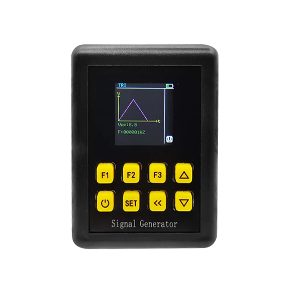 

Multifunctional Handheld Signal Generator PWM Pulse Signal Source Sine and Trianglar Waves Modes 0-20mA Current 0-10V Voltage