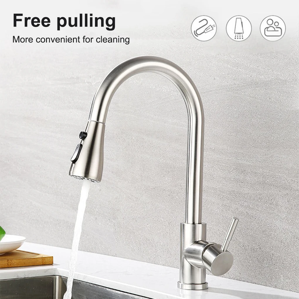 

Kitchen Sink Mixer Tap Stream Sprayer Head 304 Stainless Steel Faucet Replaceable Mounted Bathroom Basin Sprayer Tap Accessory