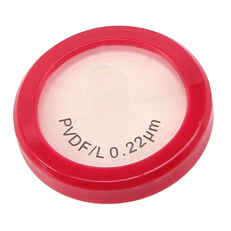 

Syringe Filter PVDF Hydrophilic Filtration Sterile Lab Filters 0.22Μm Pore Size, 33Mm Membrane Diameter 10Pcs