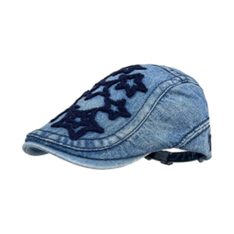 

Y2K Artist Hat Beret Girls Cute Star Painter Hat Ветрозащитный для уличных прогулок