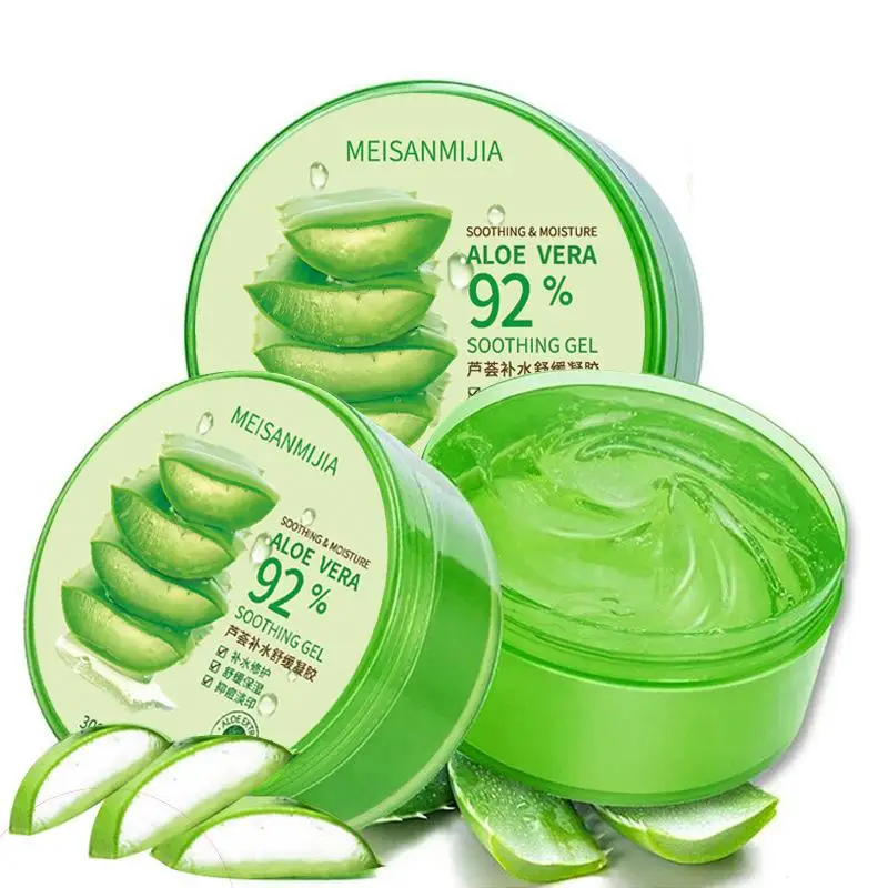 

Natural Aloe Soothing Gel 300g Smoothing Gel Skin Care Face Sun Repair Whitening Moisturizing Cream Women Sunscreen Aloe Gel