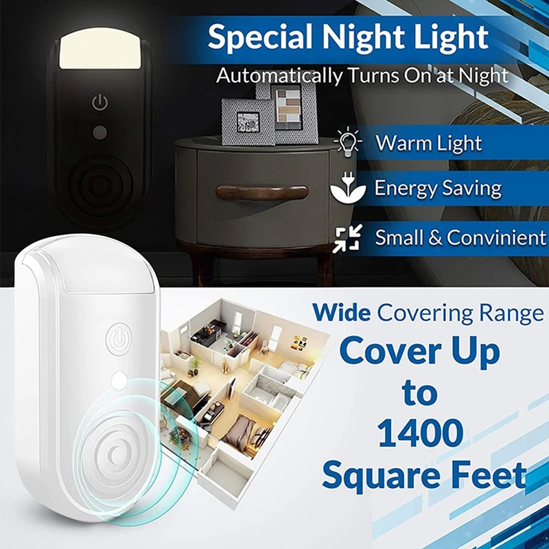 Ультразвуковой отпугиватель вредителей средство от комаров убийца насекомых в