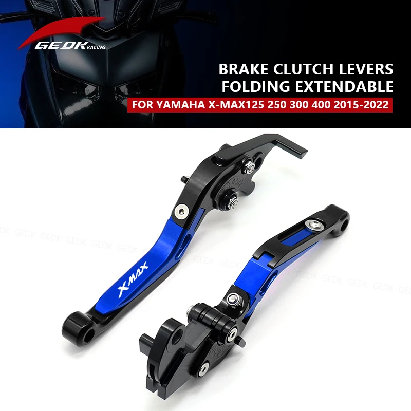 

Motorcycle Scooter Clutch Brake Lever Handle For YAMAHA XMAX 125 250 300 400 2015-2022 Folding Extendable Adjustable Accessories