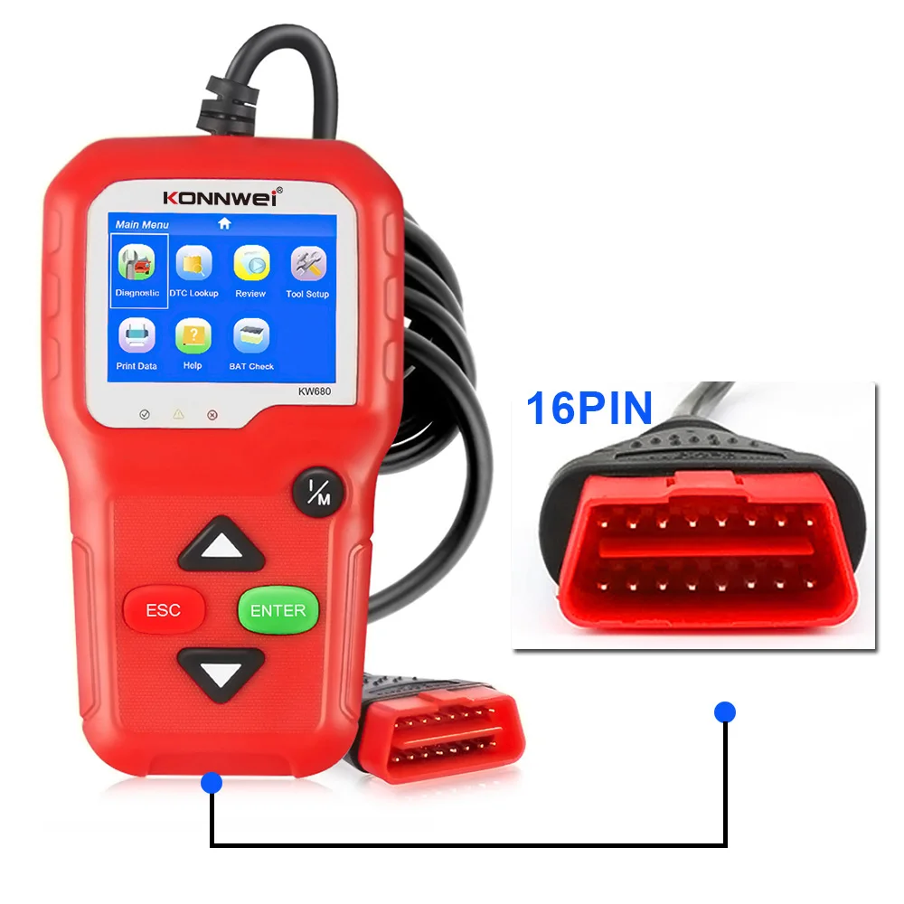 Сканер konnwei kw680 obd2 инструкция на русском языке Сканер konnwei kw680 obd2 инструкция на русском языке