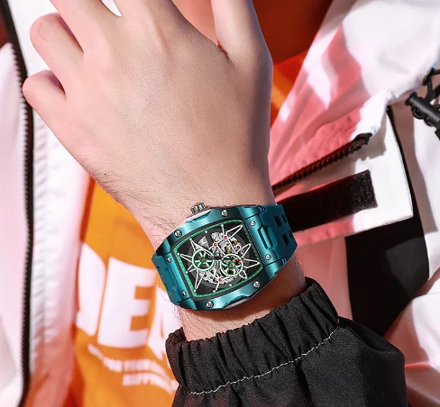 Хит продаж 2025 новые мужские полностью автоматические механические часы