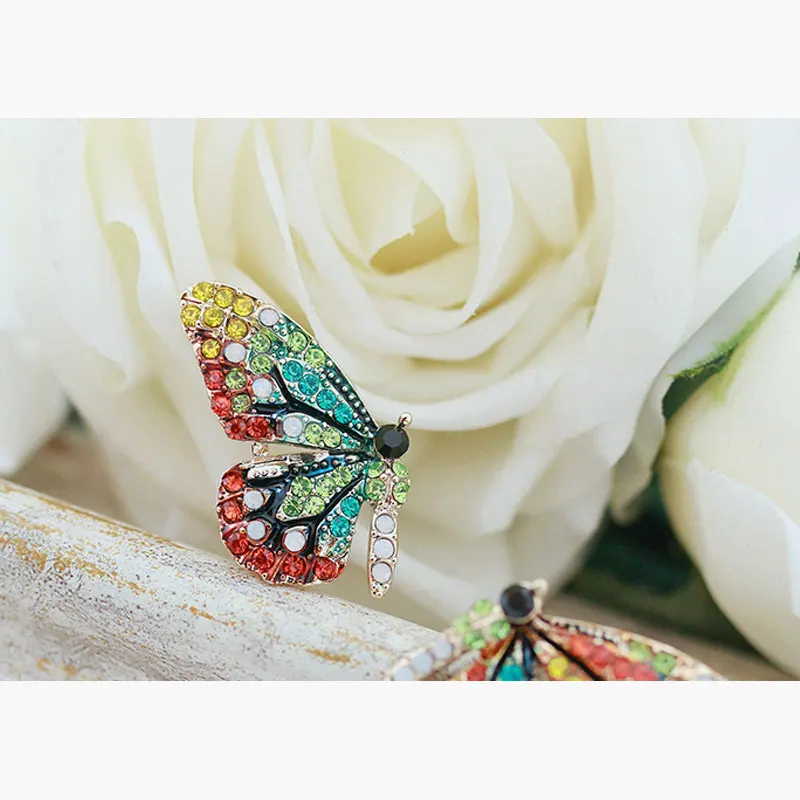 Женские серьги в виде бабочек с изображением сказки | Украшения и аксессуары