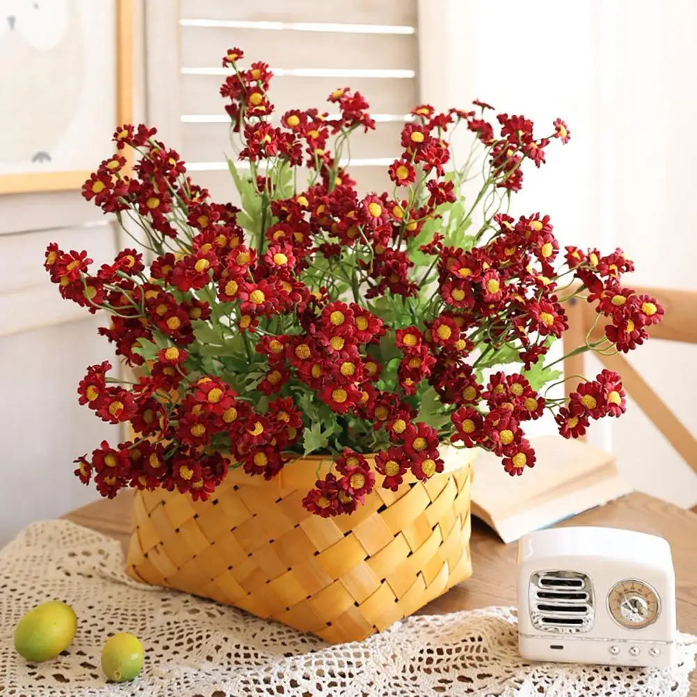 

Easy Care Green Leaves No Watering Chrysanthemum Fake Plant Home Decor