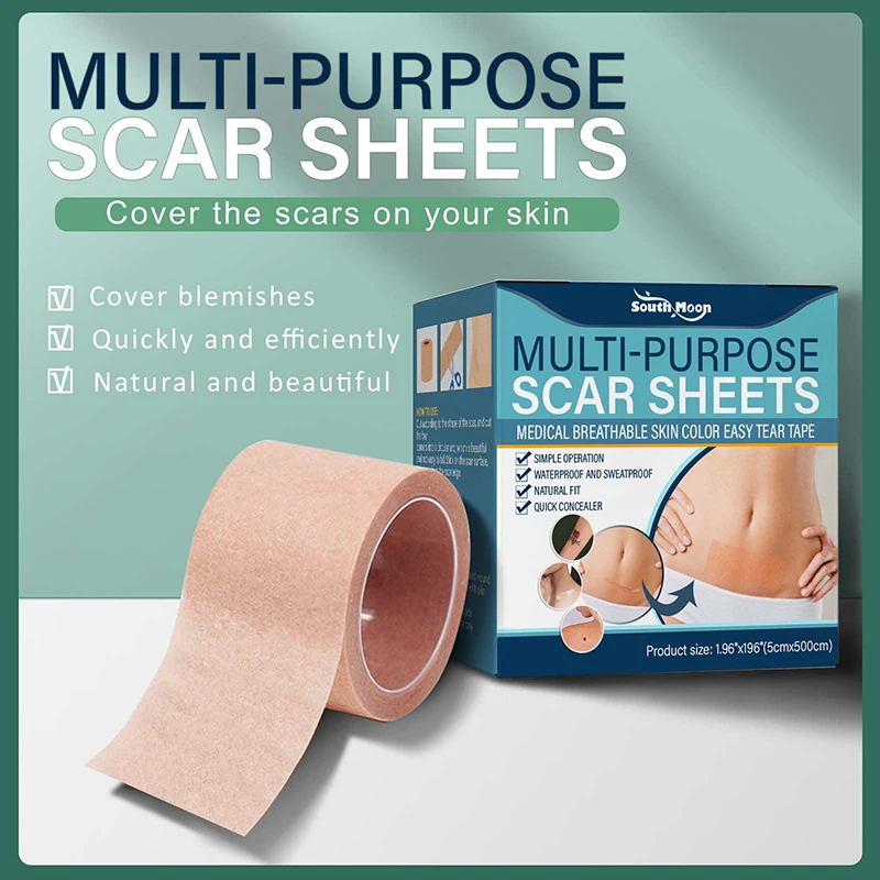 

1 Roll Skin Color Tone Concealer Tattoo Stickers Cover Up Tattoo Burn Scar Birthmark Invisible Patch Waterproof Tape