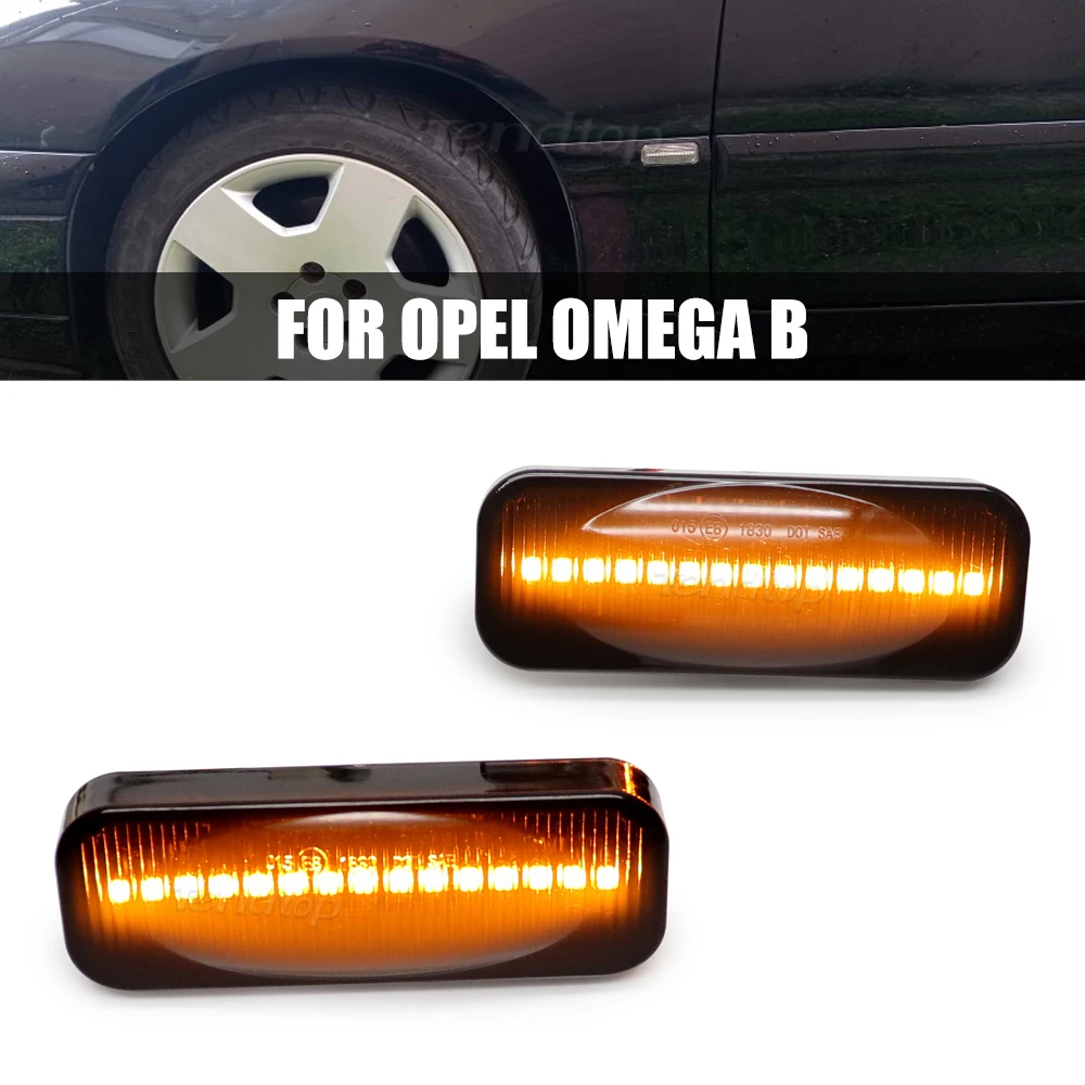 2 шт. светодиодный янтарный динамический указатель поворота боковой габаритный