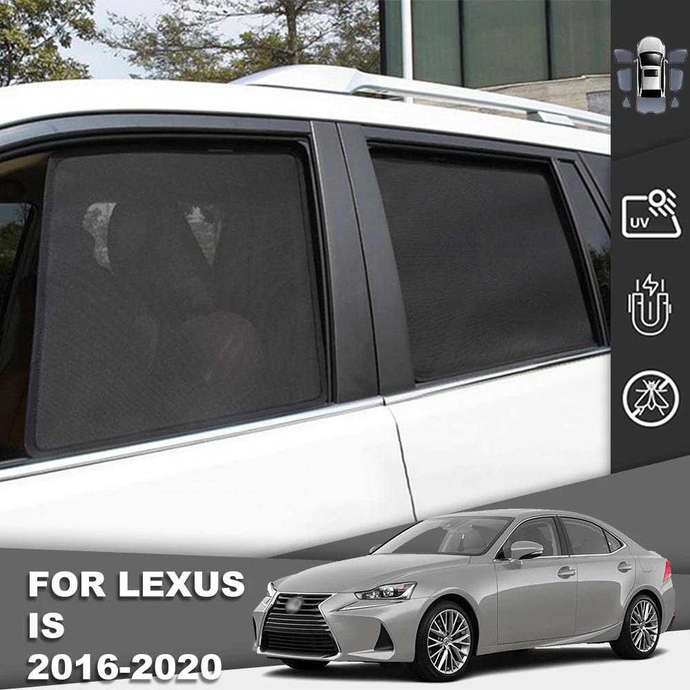 Parasol magnético para coche, cortina de parabrisas delantero y trasero, para Lexus is XE30 2013-2020 250 300H IS250