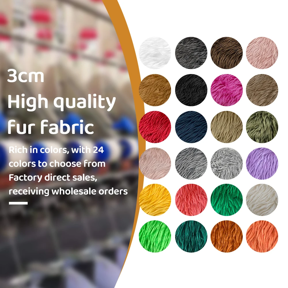 3 см длина ворса искусственный плюшевый лисий мех Ткань 38x45 мягкая удобная