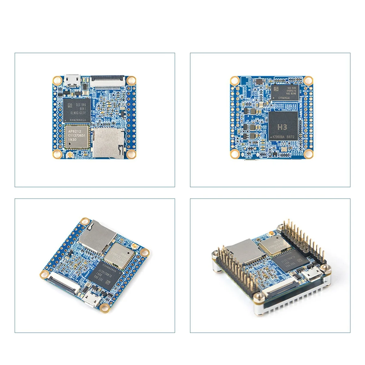 

Комплект макетной платы NanoPi NEO Air H3 512 МБ + 8 Гб EMMC WiFi + Bluetooth Run UbuntuCore Mini IOT, макетная плата (вилка США)