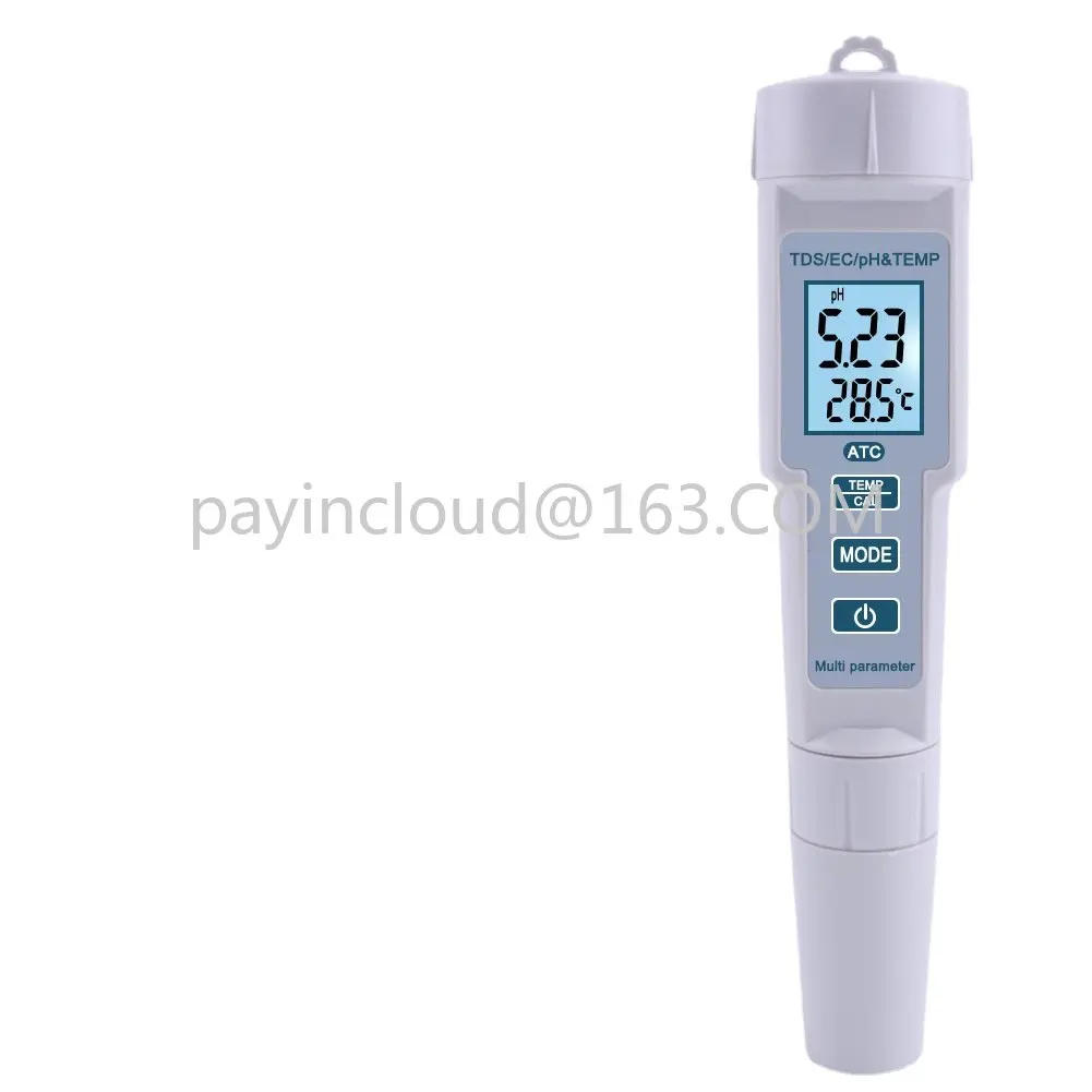 

PH-686 four in one pH/EC/TDS/temperature testing pen Acidity, alkalinity, hardness, conductivity, water quality testing pen