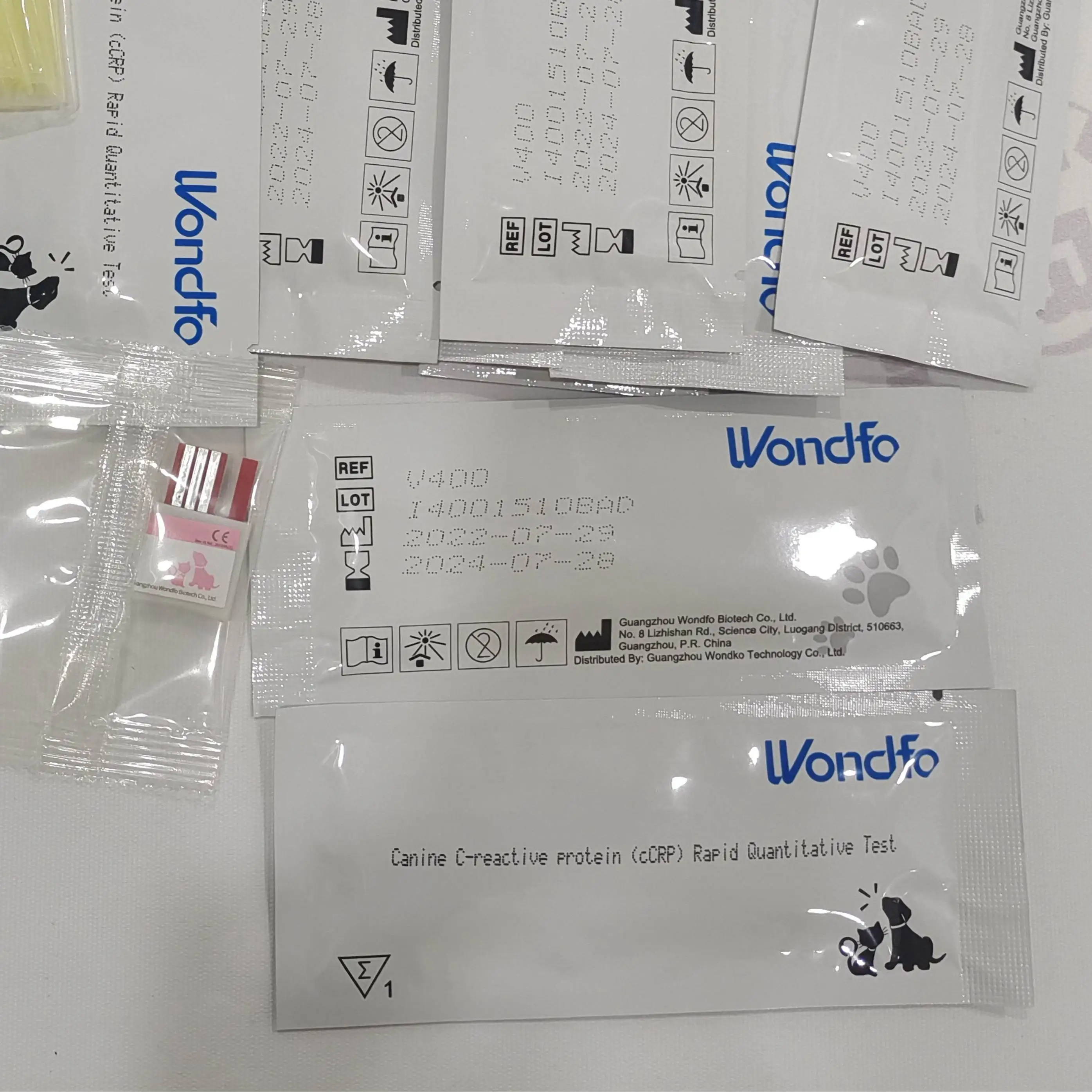 Фото Тест-набор Wondfo Vet Progesterone для определения прогестерона у собак, анализатор Finecare Dog Analyzer Canine Prog(cProg) №5