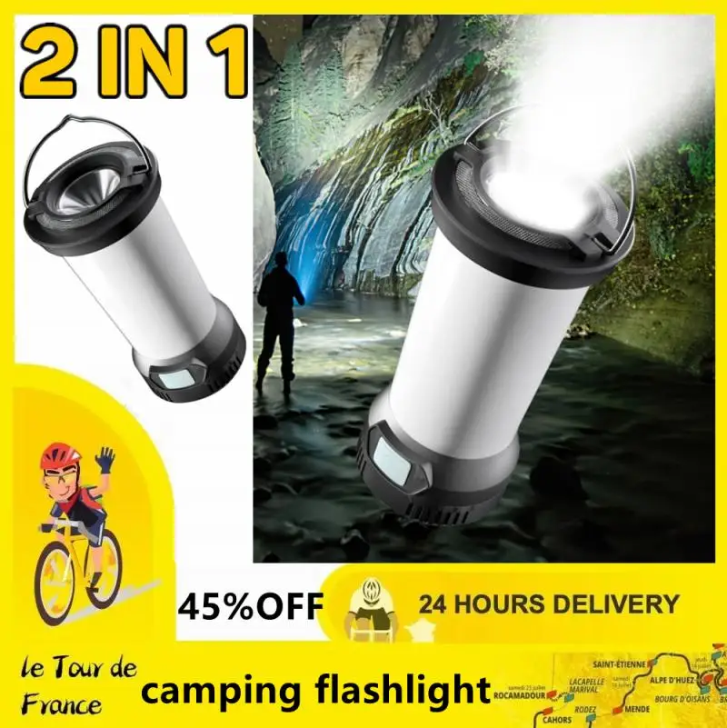 

2200 MAh Lighthouse Micro Flash Camping Lighting Mini LED Lighthouse USB Rechargeable Flashlight Survival Lighting Equipment 캠핑