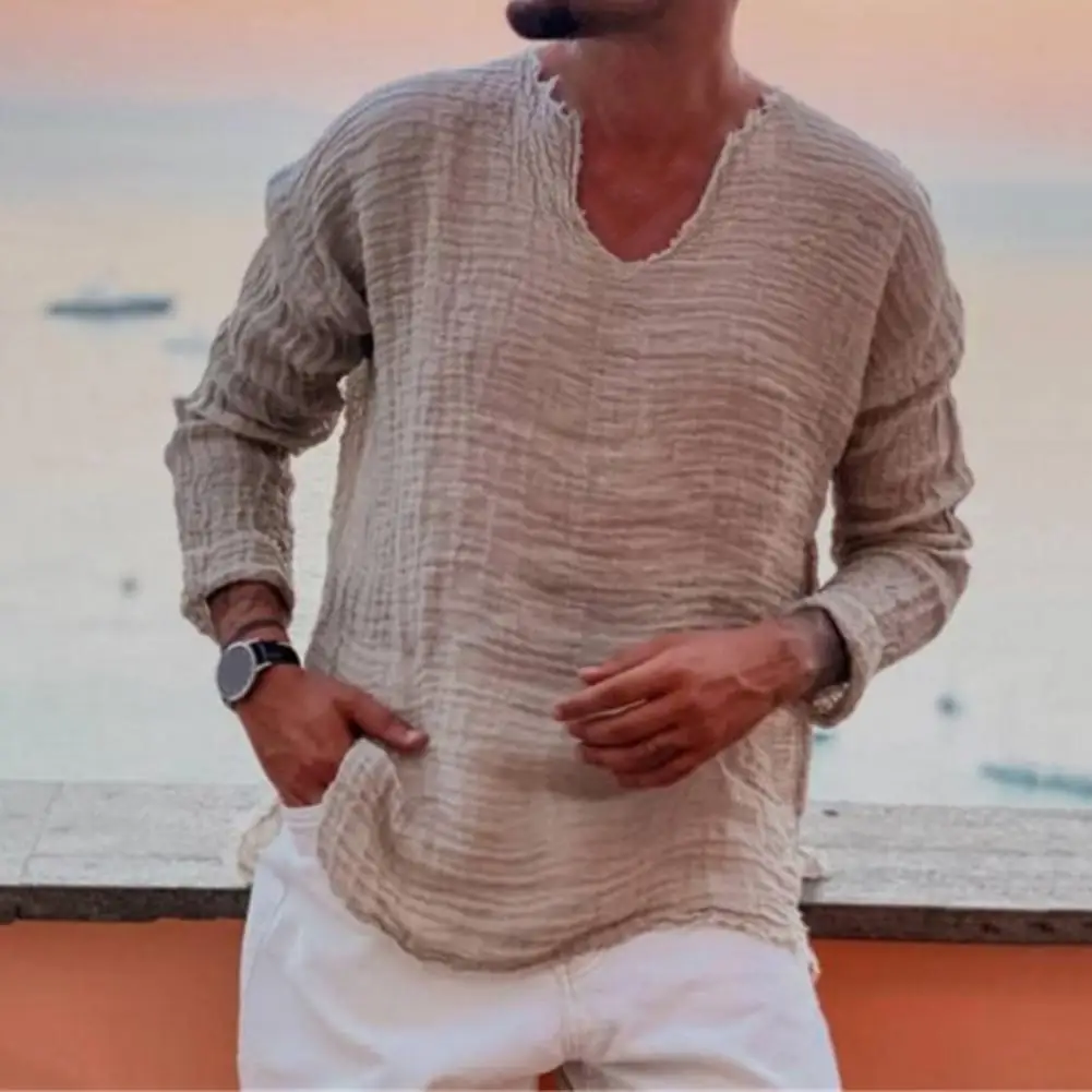 

Быстросохнущая стильная повседневная Весенняя рубашка в стиле ретро, футболка, тонкая мужская одежда