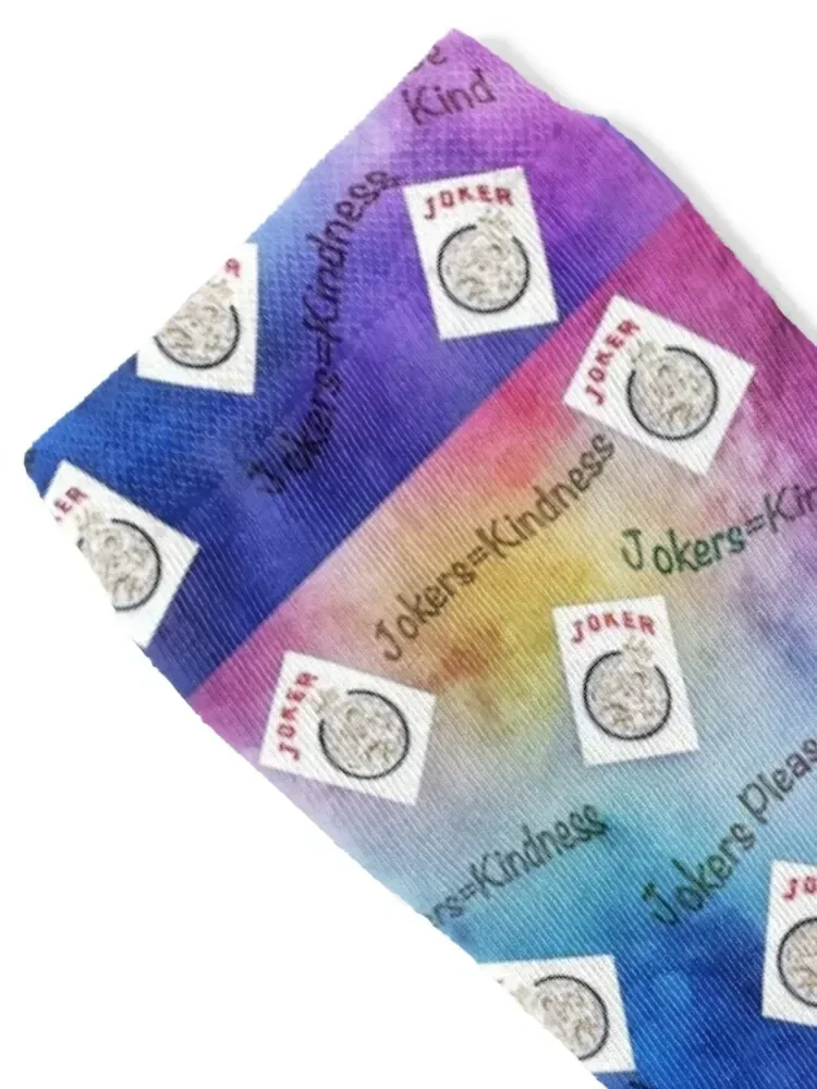 Джокеры акварельные носки Mah Jongg-Версия 16 зимние подарки чулки компрессионные для