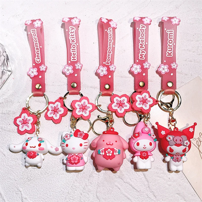 Брелок для ключей с изображением милой сакуры Sanrio