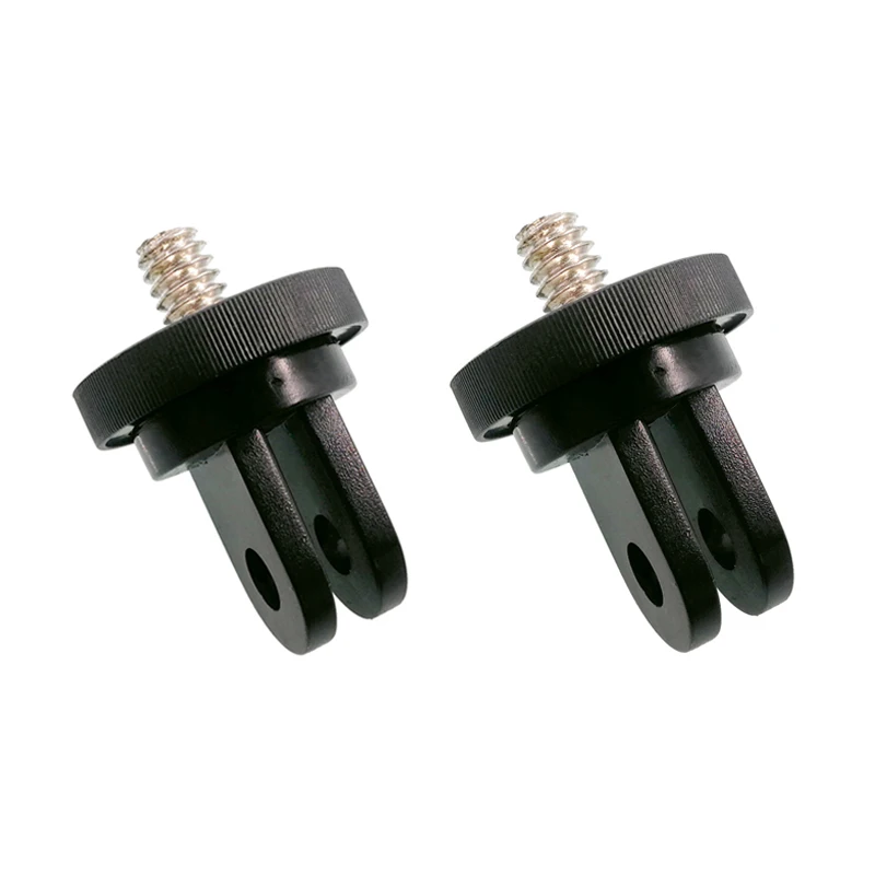 

2 шт. мини-адаптер для крепления штатива пластиковый 1/4 винт адаптер для Insta360 ONE R для GOPRO 10 9 для DJI Osmo Action /Action 2