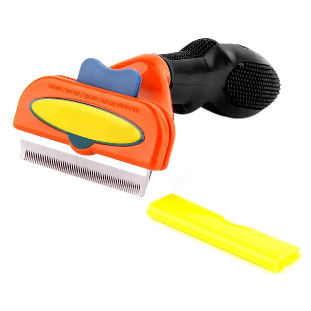 

Гребень для волос для домашних животных, длинный короткий гребень для ухода, расческа для маленьких средних и больших собак, кошек, не режет ...