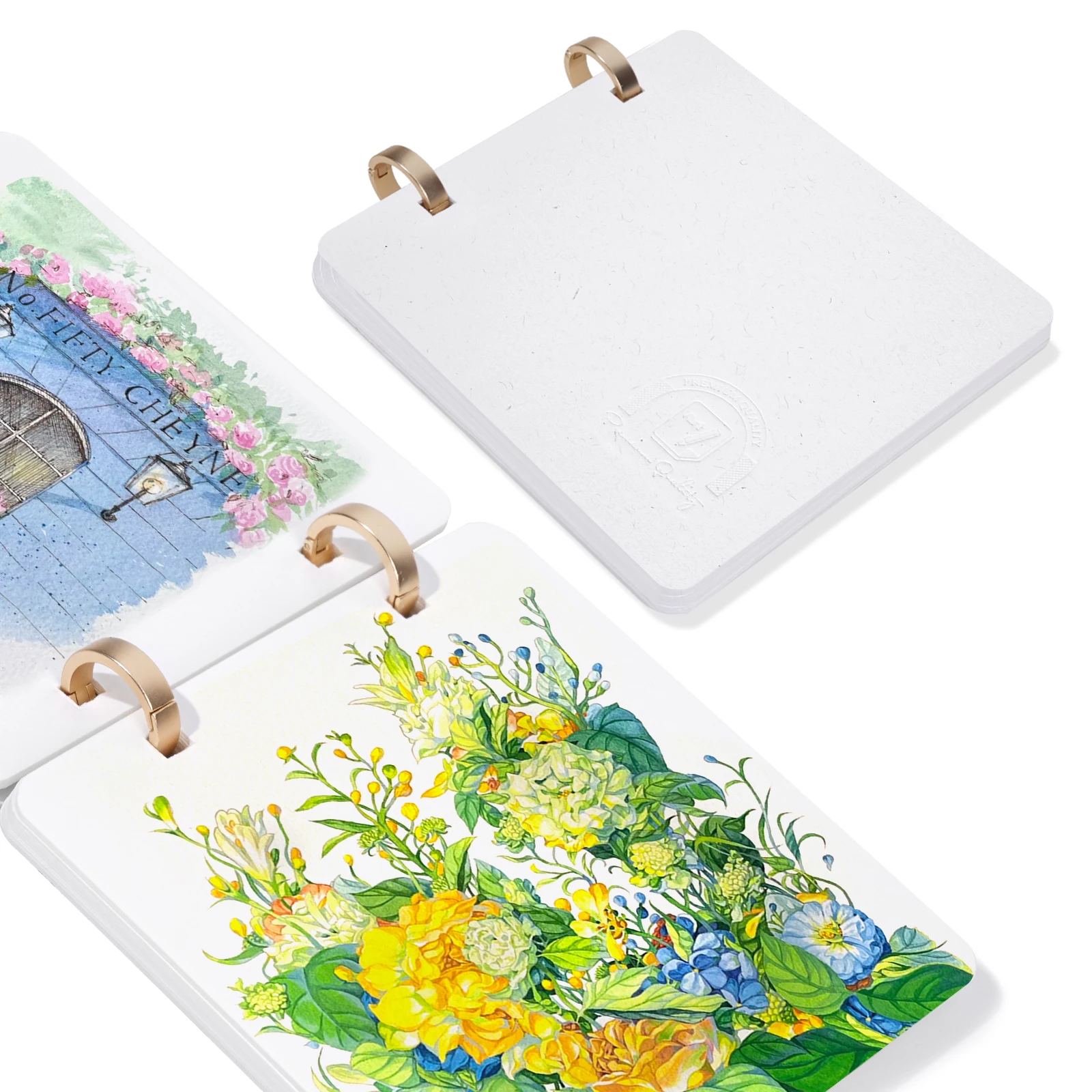 100% хлопок квадратный акварельный журнал 300 г/м2 бескислотная акварельная бумага