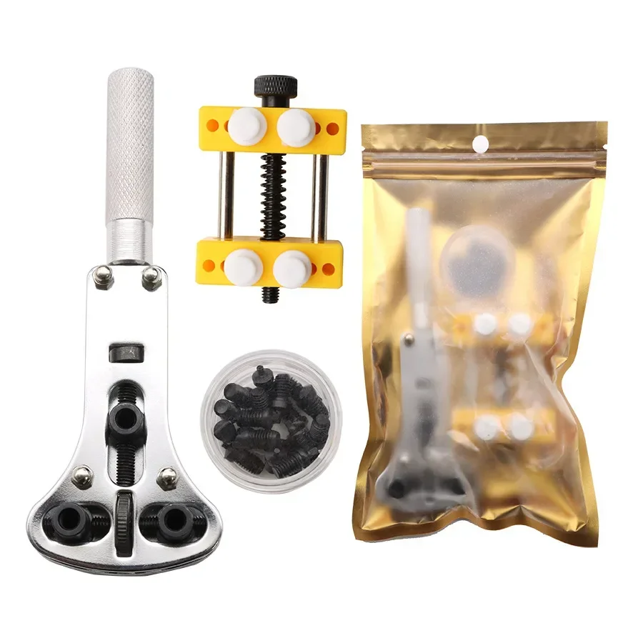 Инструменты для ремонта часов 20 шт. открывалка стальная 4 типа регулируемая лап