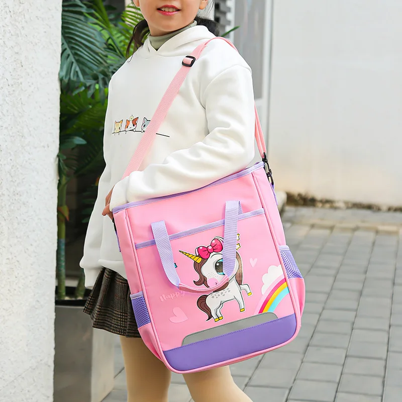 New Cartoon Student Girl Unicorn Boy Dinosaur Shoulder Bags Cute Children Large Capacity Handbag Primary Schoolbag Drop Shipping