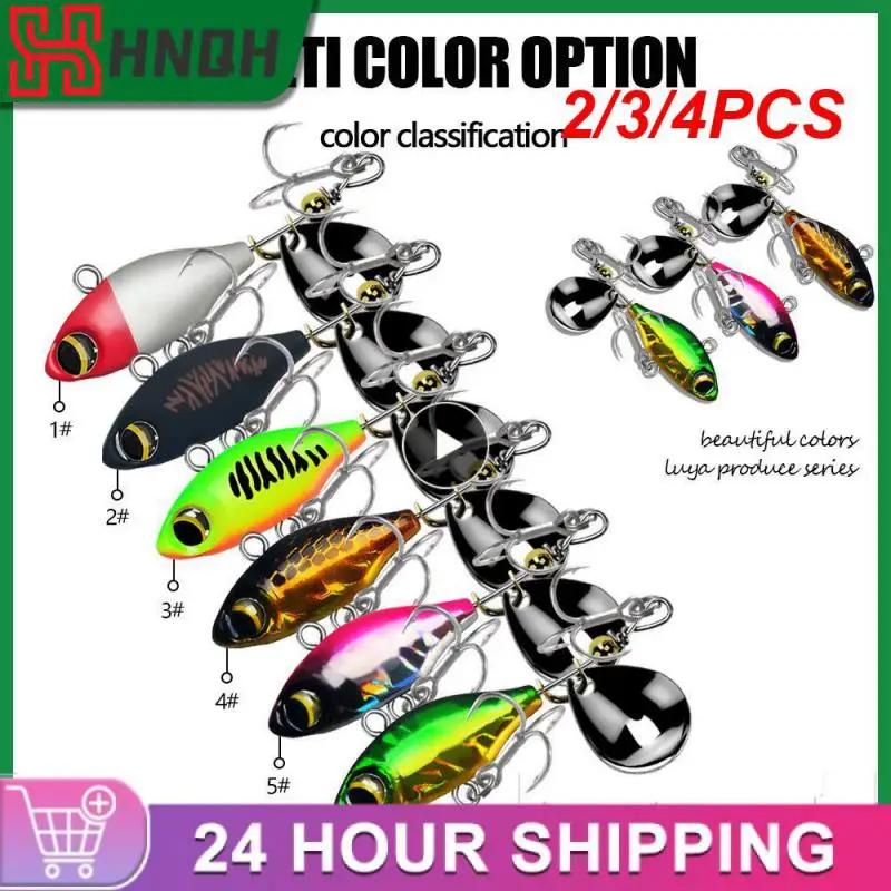 

2/3/4PCS Mini Fake Bait Submerged Vib Hard Bait Artificial Bait Ultra-long Throw Fishing Luya Lure