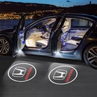 Беспроводной светодиодный проектор для двери автомобиля HD с логотипом, теневая лампа для Honda Mugen Power Accord Civic CRV Hrv Jazz CBR VTX JADE