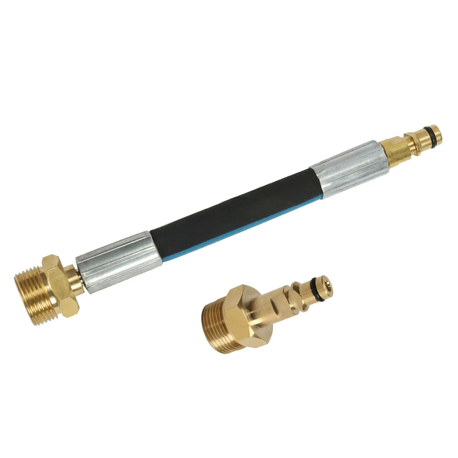 

Pressure Washer Swivel Joint, Kink Free Gun to Hose Fitting, Anti Twist Metric M22 14mm Connection, 2320 PSI