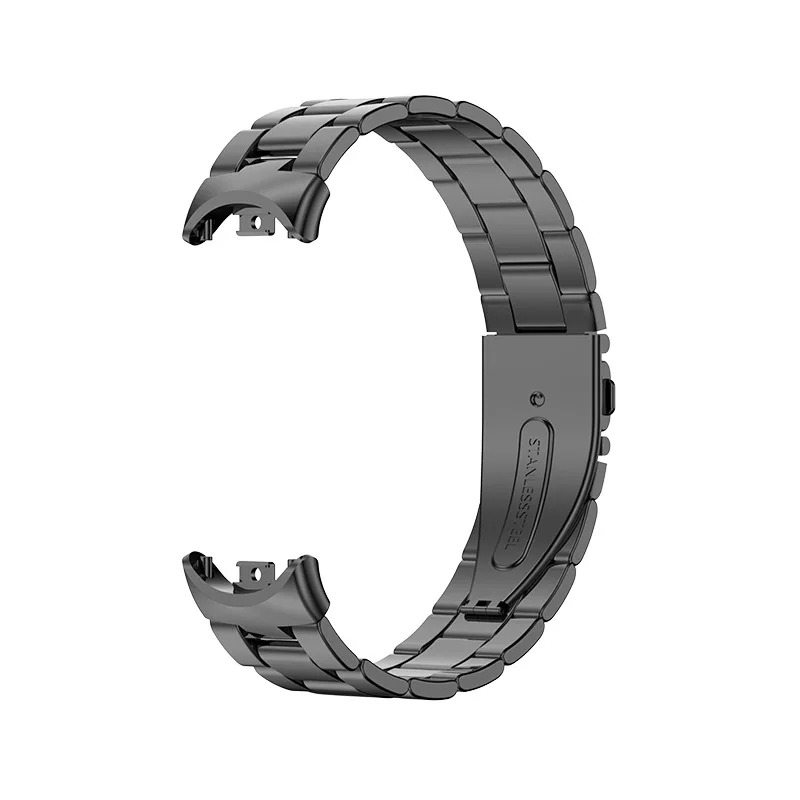 Magnetic Metal Watchband For Xiaomi band 8 Strap Stainless steel Bracelet Mi band 8 Replacement Correa Strap watches Accessories