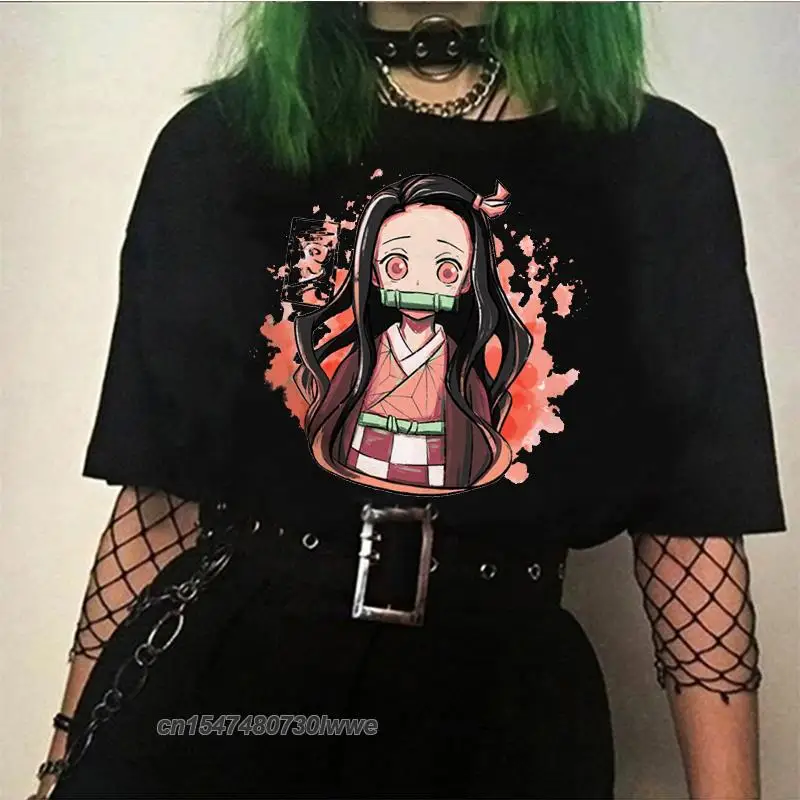 

Japanese Anime Demon Slayer T Shirt Men Kawaii Kimetsu No Yaiba Tees Tanjirou Kamado Man Unisex Tops Funny Tshirt Woman