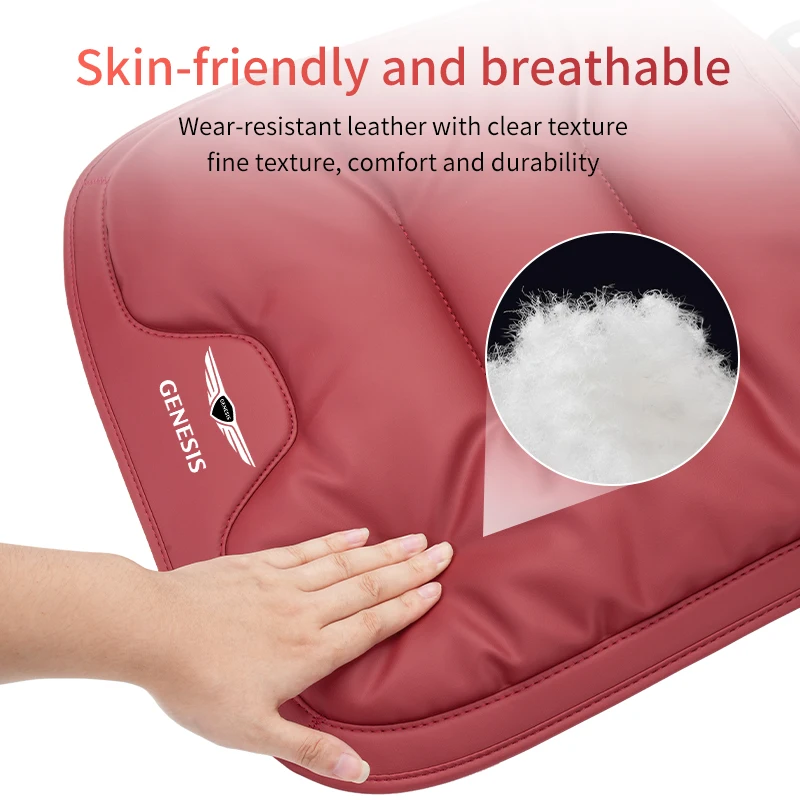 Чехол на переднее и заднее сиденье автомобиля велюровая кожаная подушка