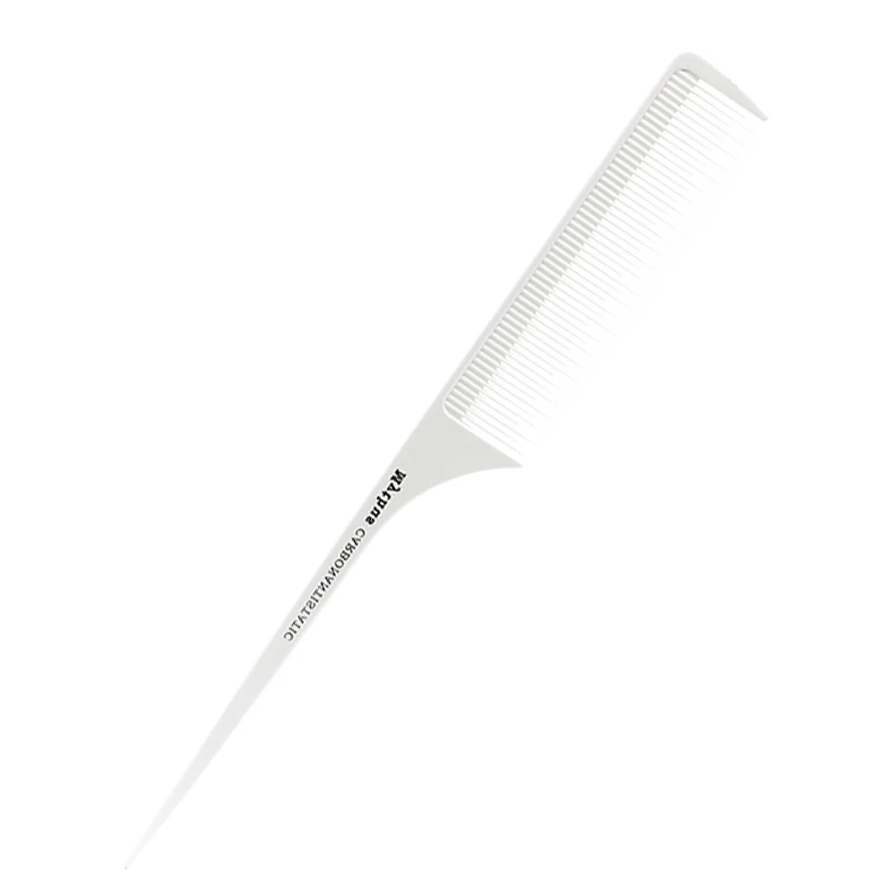 1 шт. профессиональная Антистатическая карбоновая расческа для хвоста волос