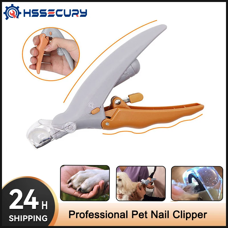 

Professional Pet Nail Clipper Scissors Pet Dog Cat Nail Toe Claw Clippers Scissor LED Light Nail Trimmer for Animals Pet Supplie