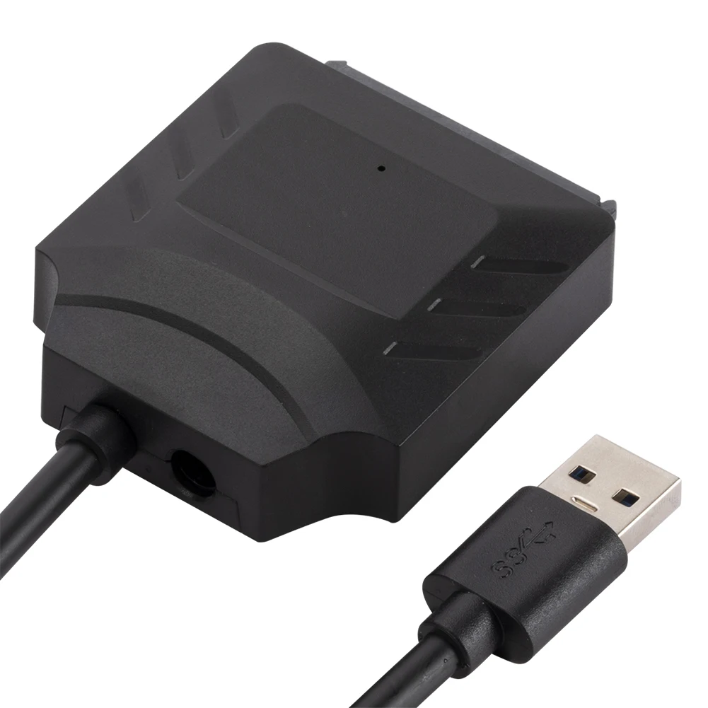 

Адаптер для жесткого диска 5 Гбит/с, адаптер кабеля SATA в USB 3,0, конвертер для жесткого диска 3,5 дюйма/SSD 2,5 дюйма