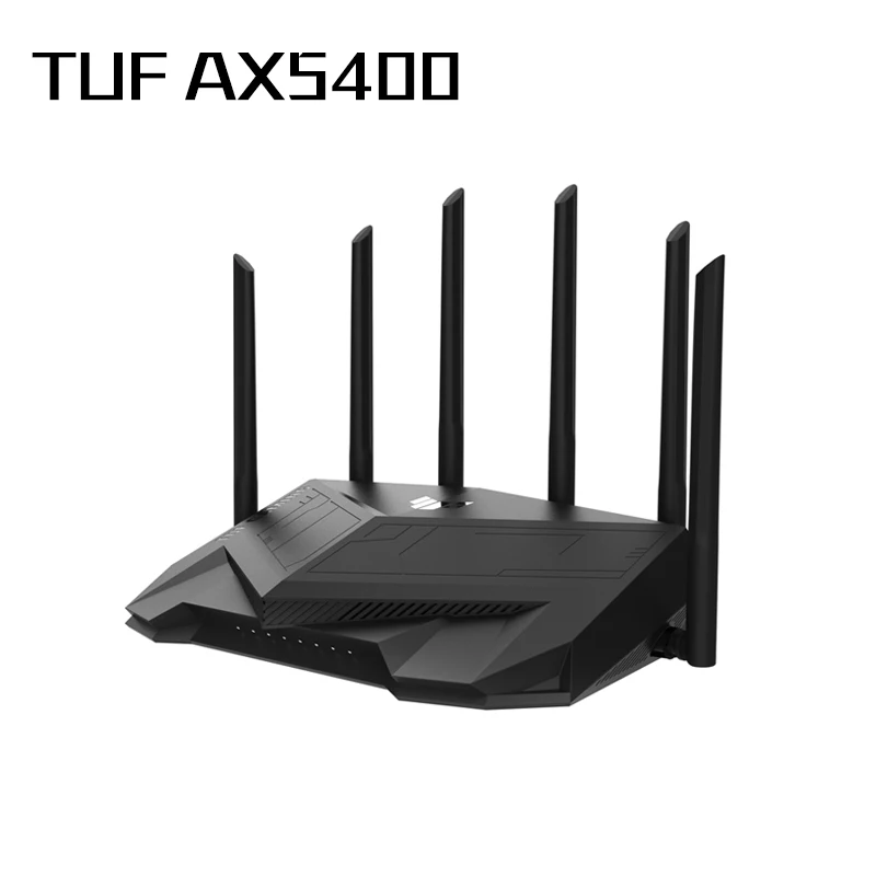 ASUS TUF-AX5400 TUF Gaming AX5400, Dual Band WiFi 6 Gaming Router, OFDMA, BSS coloring and MU-MIMO, 2 Gbps wired speeds for NAS