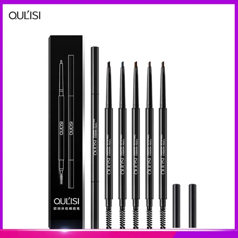 

Double Head Eyebrow Pencil Long Lasting Waterproof Eye Brow Pen Ultra-fine Natural Eyebrow Cosmetics Beauty Women Makeup