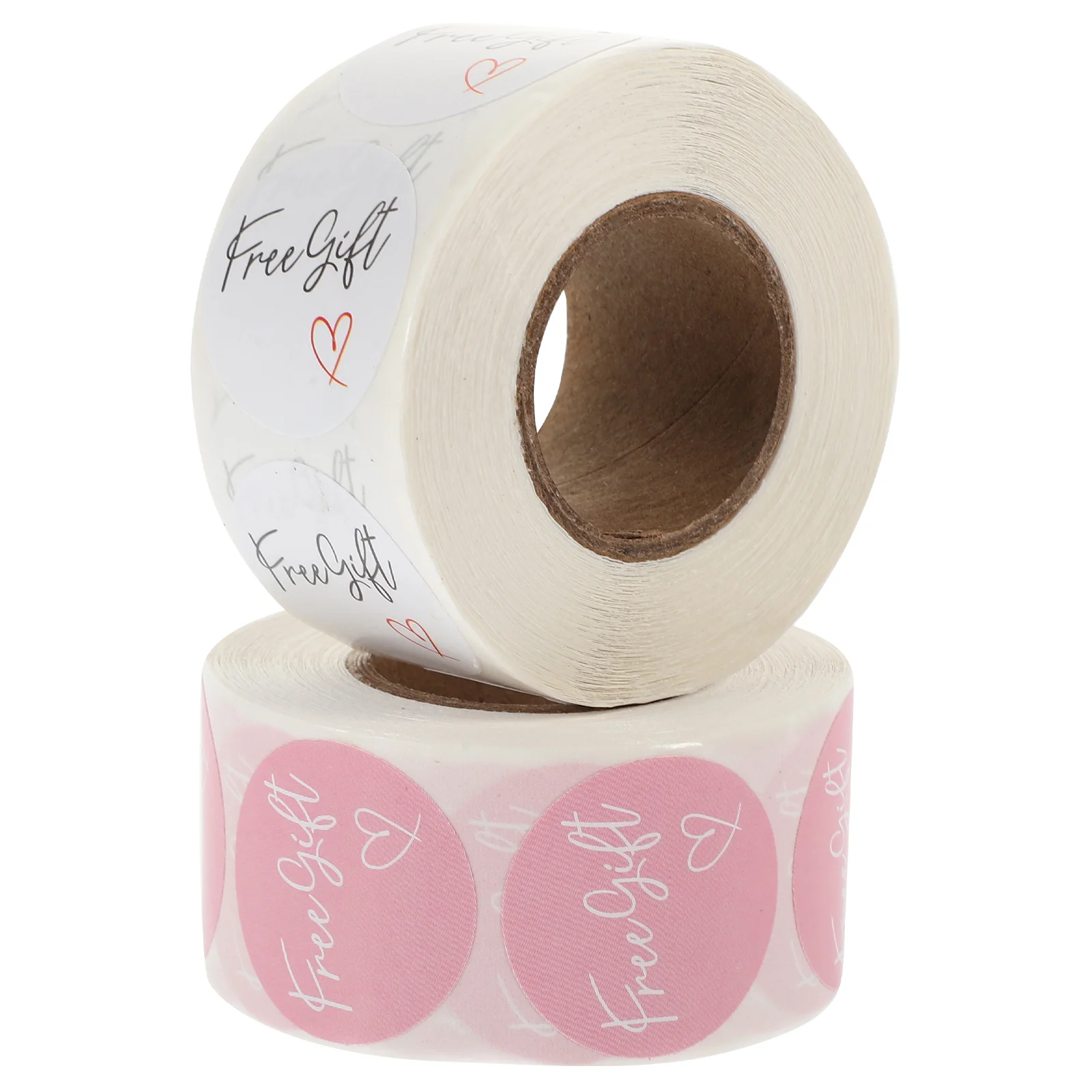 

2 Rolls Circle Stickers Packaging Multi-use Present Gift Box Delicate Decorative Marking